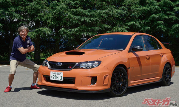 今年7月発売のWRX STI tSタイプRA。棲み分けのため、STIではBRZは軽量化に向かうべきと国沢氏は提言する