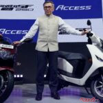 スズキが電動バイク「e-ACCESS／e-ADDRESS」を発表！ 混合燃料版「GIXXER SF 250」追加などカーボンニュートラルを推進