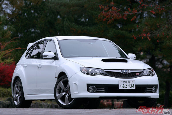 スバル インプレッサWRX STI（3代目・WRカー）2L水平対向4気筒ターボで308ps/43.0kgmを発揮
