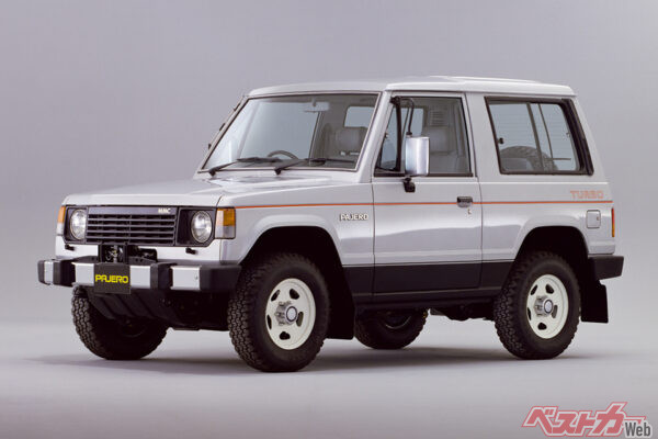 苦境を支え続けた三菱 パジェロ。クルマに詳しくない人でも車名を知っているほどのビッグネームだ