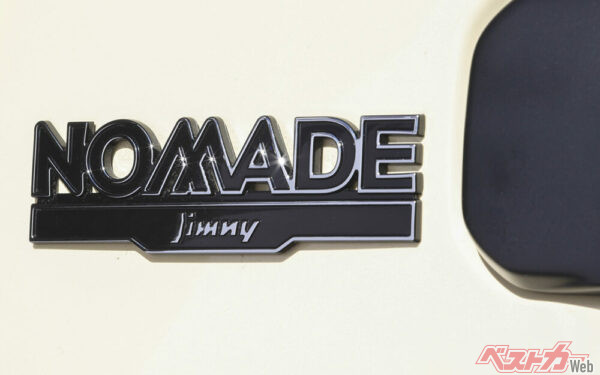 エスクード時代は車名の下に「ノマド」と表記していたが、今回は逆に!! 微妙な差を見つけるのも楽しいゾ