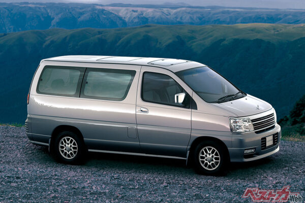 1997年発売の初代日産 エルグランド。この頃は我が世の春だったが……