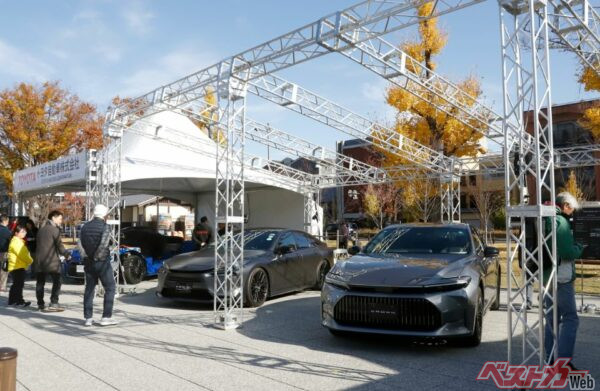 車両展示が充実のトヨタブース