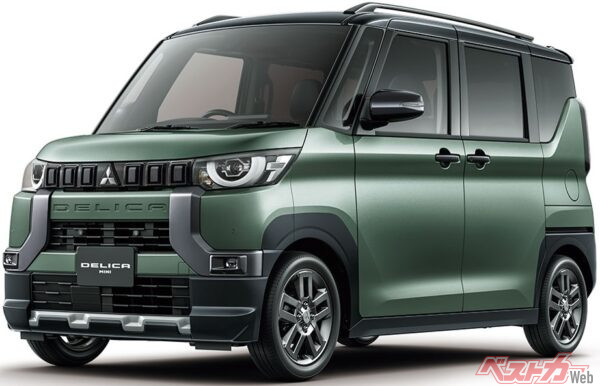 三菱自動車の軽スーパーハイトワゴン「デリカミニ」。本家デリカD:5のフィーリングに似た、良く動く足のセッティングは、この手の軽SUVの中では一番いい出来だ
