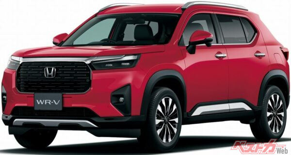 ホンダ最小のSUVモデル「WR-V」。インド生産の輸入車だが、月販3000台を超えており、隠れたヒットモデルとなっている