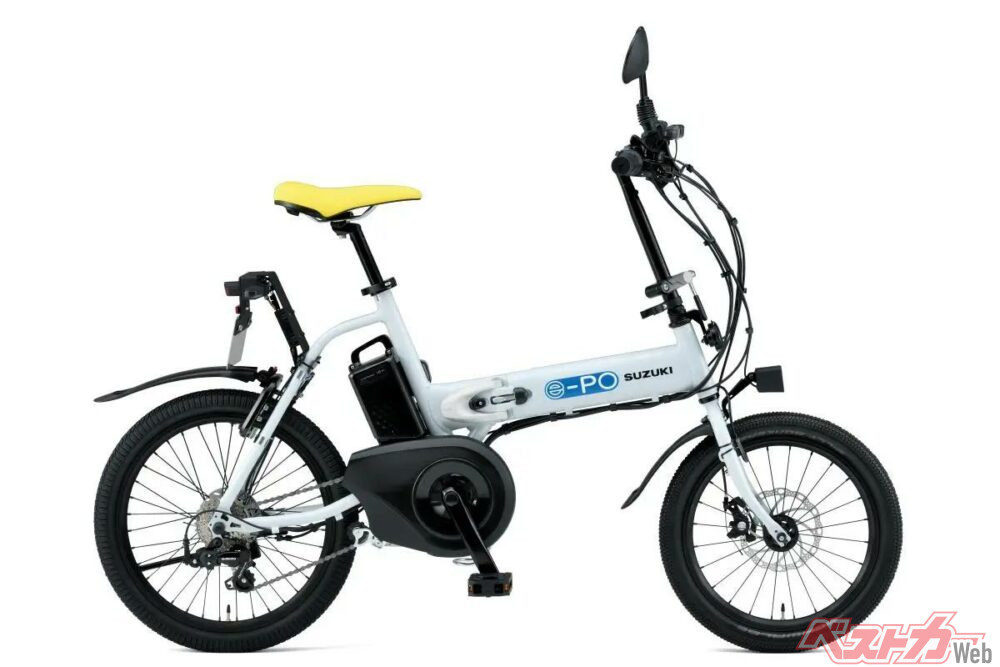 e-PO（参考出品）新原付一種モデル・e-POは自転車型の注目モビリティだ。