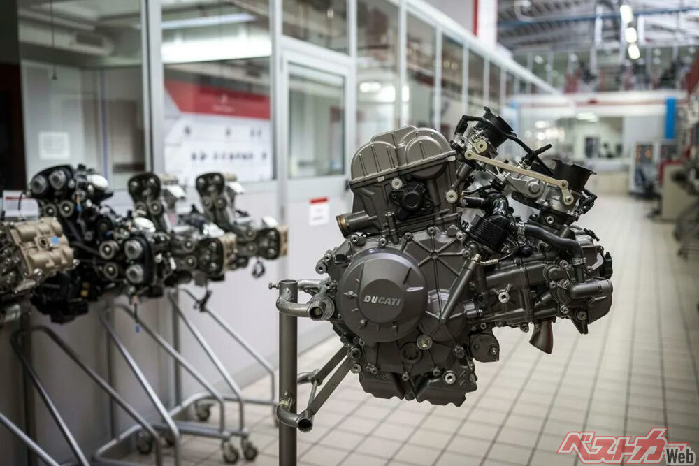ドゥカティの最新V2エンジン