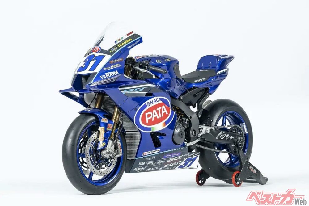 テンケイト車はオーリンズ製サスペンション、モトマスター製ディスクローターを使用。WSSP600はピレリタイヤのワンメイク。