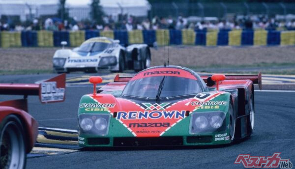 1991年、日本車として初めて「ル・マン24時間レース」総合優勝を成し遂げたマツダ787B。日本人としての誇りだ!