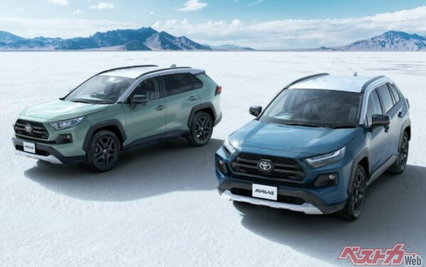 2024年11月28日にRAV4が一部改良、ガソリン車、ハイブリッド車を12月16日、PHEVを2025年1月6日に発売