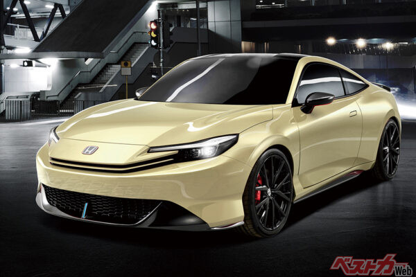 ボディサイズは全長4500×全幅1830×全高130mm（ベストカー編集部作成の予想CG）