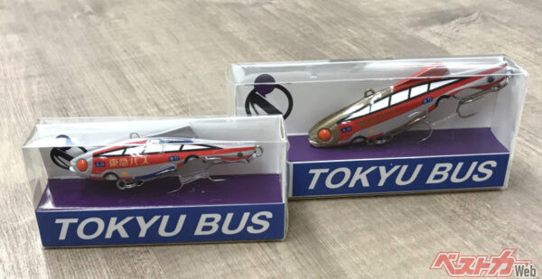 大小2タイプある「東急バス バスルアー」。ケース入りだと、さらに見栄えがいい! 細かいスペックは画像ギャラリーを見てくださいませ!