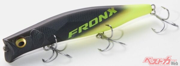 そのフロンクスをイメージして誕生したルアー。限定100本、3500円(税別)で販売された。こっちもカッコいい