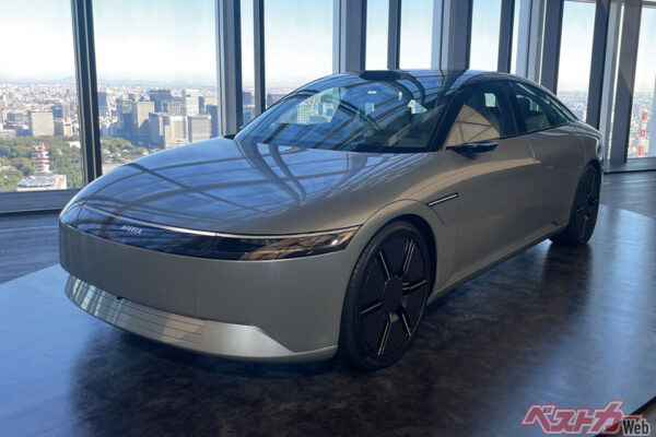 異業種協業BEVとして2023年に発表されたソニー・ホンダモビリティ アフィーラ