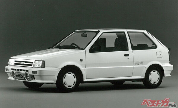 1985年に登場したマーチターボは1Lターボで最高出力85psを発揮した