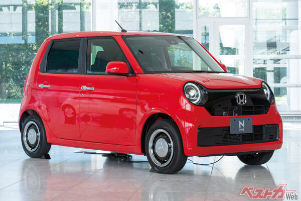 軽BEV第2弾のベースとして選ばれたのはN-ONE。N-VAN e:と共通のパワーユニットとなる見通し