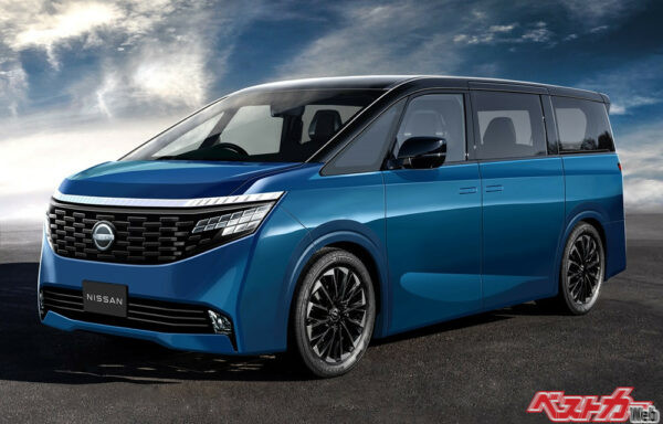 ベストカーが製作した新型エルグランドの予想CGイラスト。今回の発表で2026年度に発売されることが明らかになった（新型エルグランドとは公表していないが）