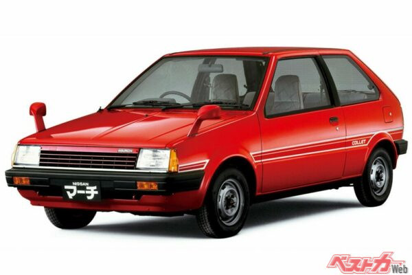 日産のコンパクトカーといえばやっぱりこのマーチを思い出すおじさんが多いに違いない。「マッチのマーチはあなたの街にマッチする」のコピーが懐かしい