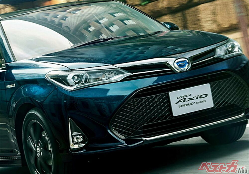 ぷれお様10/5現車確認　55555円 ついに5ナンバーセダン＆ワゴンの火が消える!! カローラアクシオ