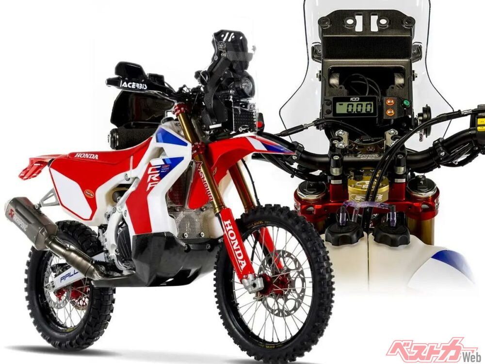 ほぼファクトリーマシン！？ HRCから「CRF450RX RALLY」発売！ 欧州に
