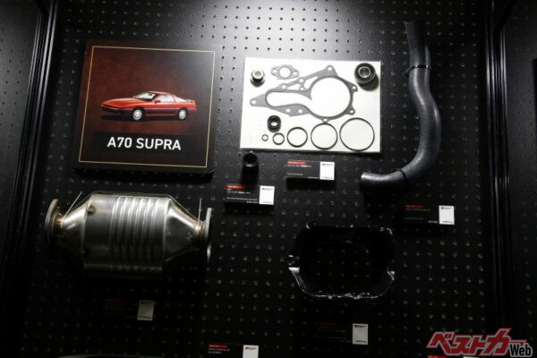 70スープラのパーツラインナップは非常に豊富