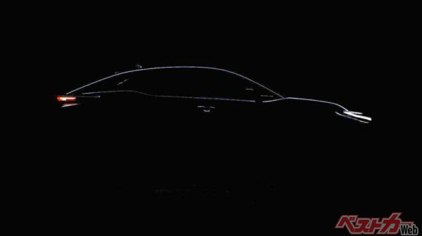トヨタの公開したティザー画像。クラウンクロスオーバーに似ている