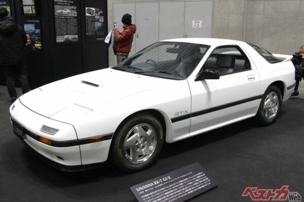 FC型RX-7は偶然中古車屋に並んでいたところをミュージアム担当者が発見