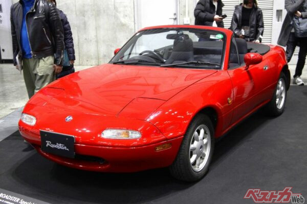 現在広報車として運用しているNAロードスターも女性オーナーによって譲渡された