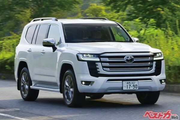 4年連続車名別盗難件数ワースト1となったランドクルーザー。ちなみに300や250、プラド、70など車種別には集計されていない