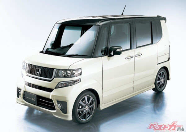 写真はN-BOX モデューロX。Nシリーズ第5弾は、N-BOXをベースにしたアメリカン風のデザインになりそうだ