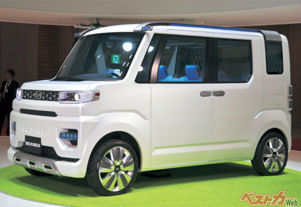 東京モーターショーに参考出品されたデカデカ。新型軽自動車はこれがベースになるか!?　