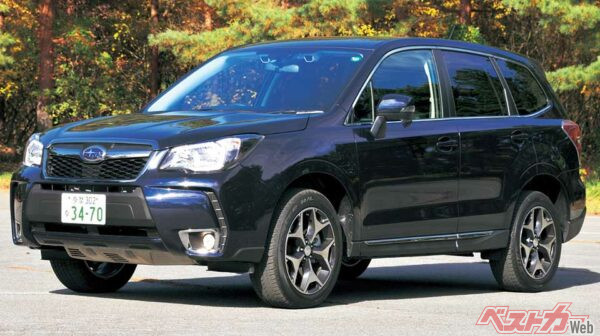 フルタイム4WDを採用するスバルフォレスターは本格派SUVの雰囲気