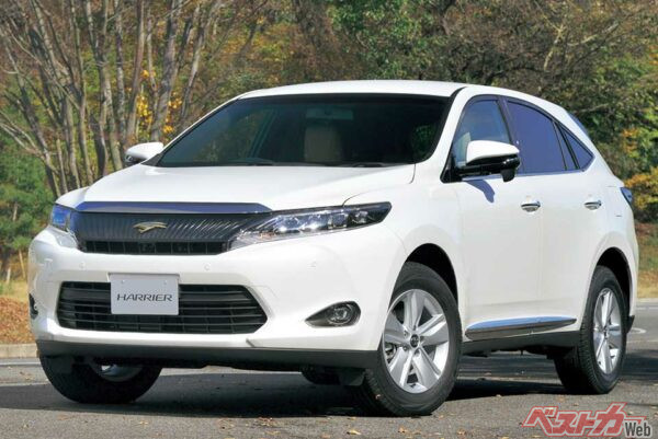 2LNAと2.5Lハイブリッドをラインアップするハリアー。ハイブリッドの4WDは後輪をモーターで駆動する