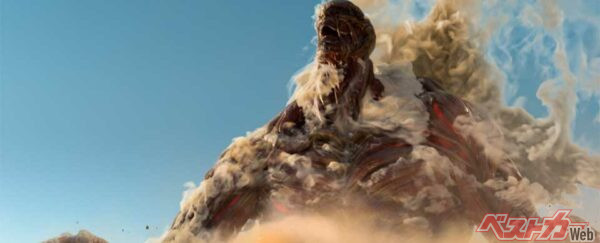 クライマックスではオーストラリアのフリンダースレンジを舞台に超大型巨人が突如としてフォレスターに迫り来る