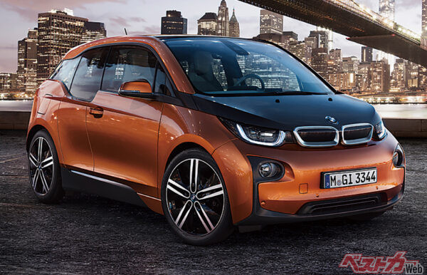 BMWi3（479万～546万円）…EVとプラグインの2タイプを用意するBMWの意欲作のi3に可能性を感じている専門家も多い