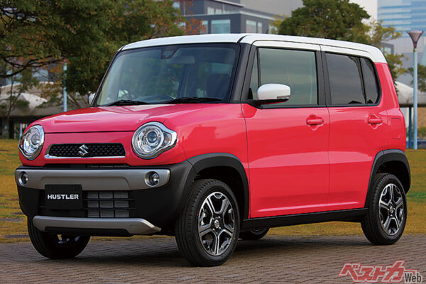 ハスラー（104万8950～157万6050円）…スズキが誇る史上最強の3気筒エンジンを搭載するハスラー。燃費、ドライバビリティとも秀逸