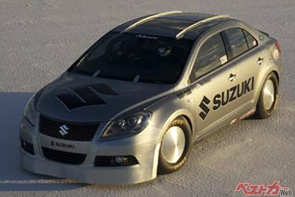 500psのターボを積み327km/hを記録したボンネビル仕様のキザシ