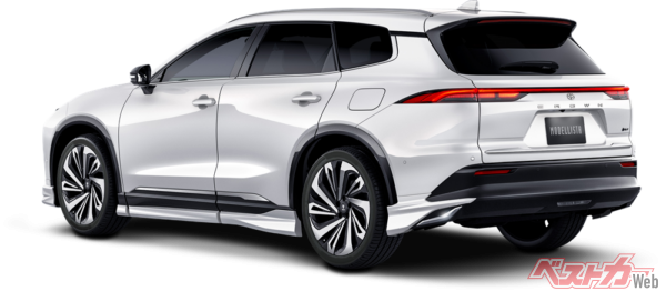 サイドスカート、リアスパッツなど高級感がさらにアップ