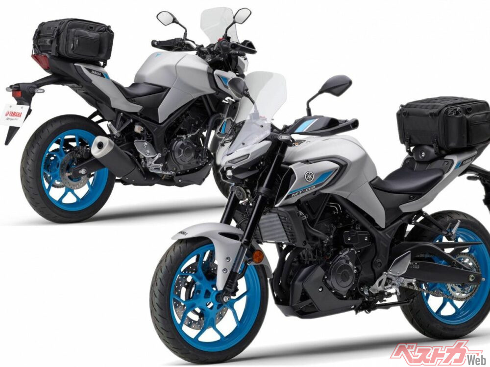 mt3さま 新車】「MT-03/MT-25 ツーリング」5/30発売！ロングスクリーンや