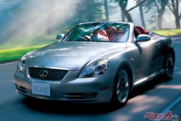 レクサス SC　中古車注目相場：130万～240万円　見た目世帯年収：3000万円？