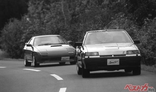 ドーピング続きで最後はブローして果てたウメキの愛車、R30RSターボ（右）