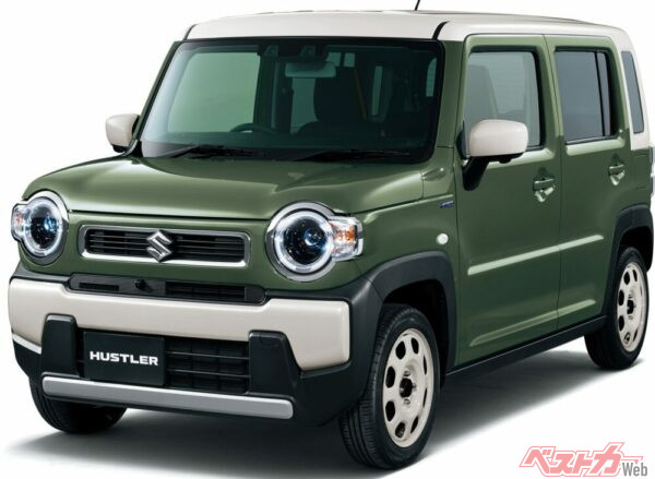 これが筆者推しの廉価グレードHYBRID G（2WD）。151万8000円とは思えない質感の高さ！ 白のスチールホイールもいい感じ！ 2トーン仕様だからプラス4万9500円だけど、買いだと思います！