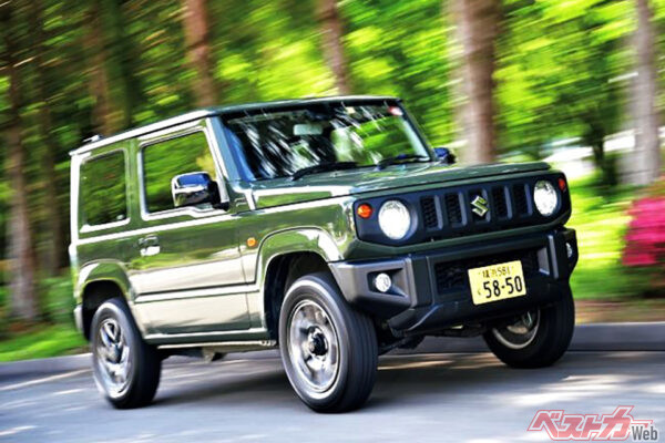 スズキ ジムニーはショートオーバーハングの典型
