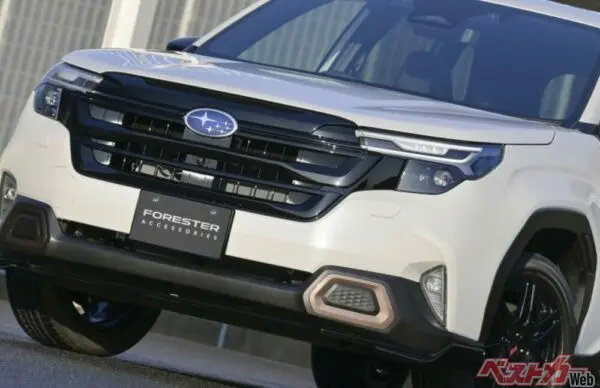 新型フォレスターはスポーツカー並みの驚きの空力性能!!!　さらに純正のSTIスポーツパーツを付ければ速くなる!!!