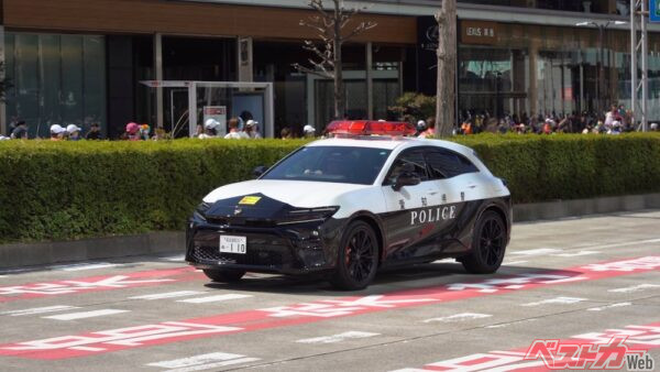 電動モデルの走りを生かしてスムーズな運営に貢献したぞ