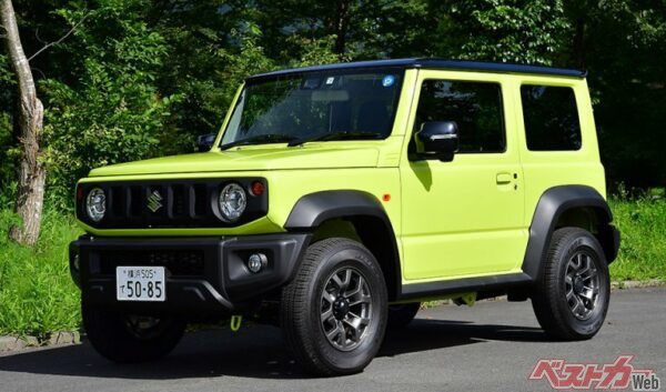 軽自動車ではないジムニーシエラ。102ps/13.3kgmを発生する1.5Lエンジンを搭載している