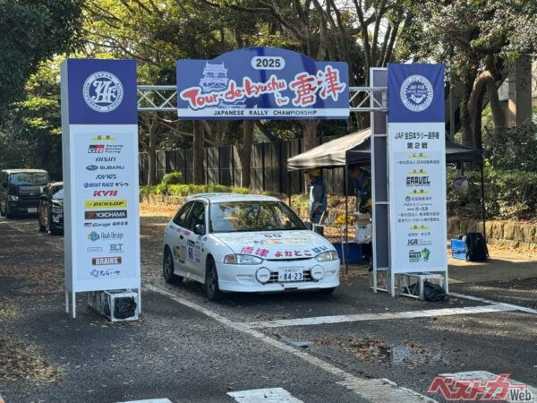 オープンクラスでトップタイムのミラージュRS。まだまだ戦闘力は高い