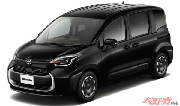 「こ、これがシエンタかッ!?」と見紛うほどのカッコよさ。「ブラック」ボディカラーにすれば、どこか「ちょっと尖った」雰囲気も。決め手はZグレード標準装備のスチールホイールデザインです!!