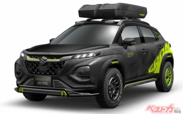 2025年1月の「東京オートサロン2025」に出展されていた「フロンクス シーバスナイトゲーム」。シビれるほどスタイリッシュ。20万円高くていいので(笑)、このままで販売してくれないでしょうか!?