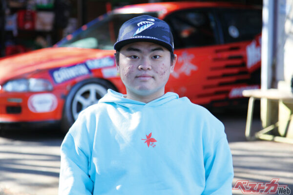 野島森羅さん（工学部3年）